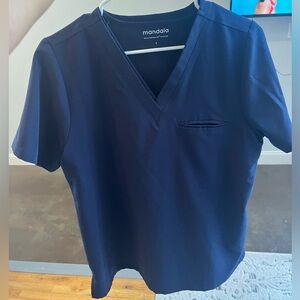 Large Mandala one pocket scrub top